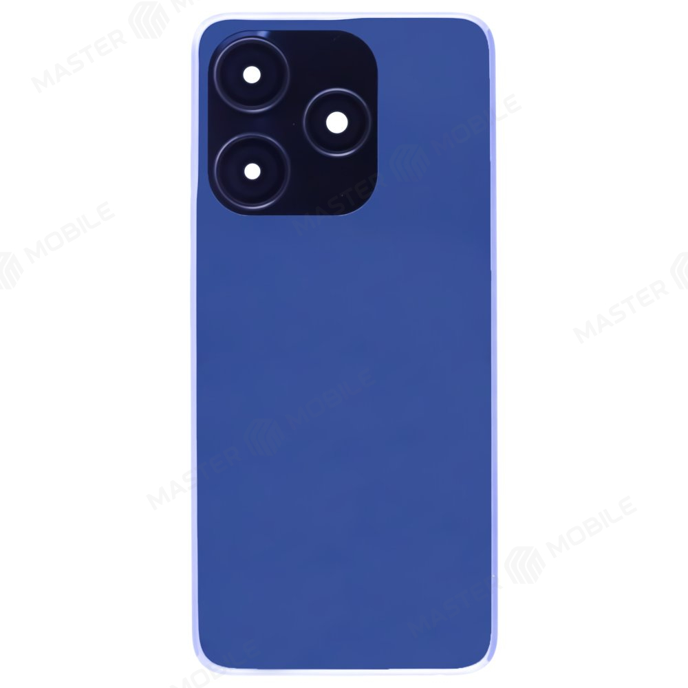 Задняя крышка для Tecno Spark 10C (KI5m) (синий) (в сборе со стеклом камеры)