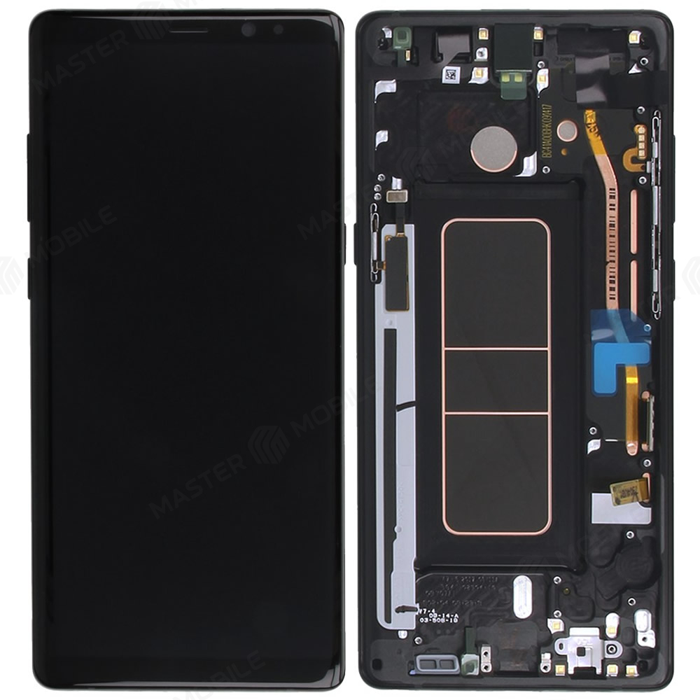 Дисплей для Samsung N950 Galaxy Note 8 (в сборе с тачскрином) (черный) (в рамке) (ORIG100)