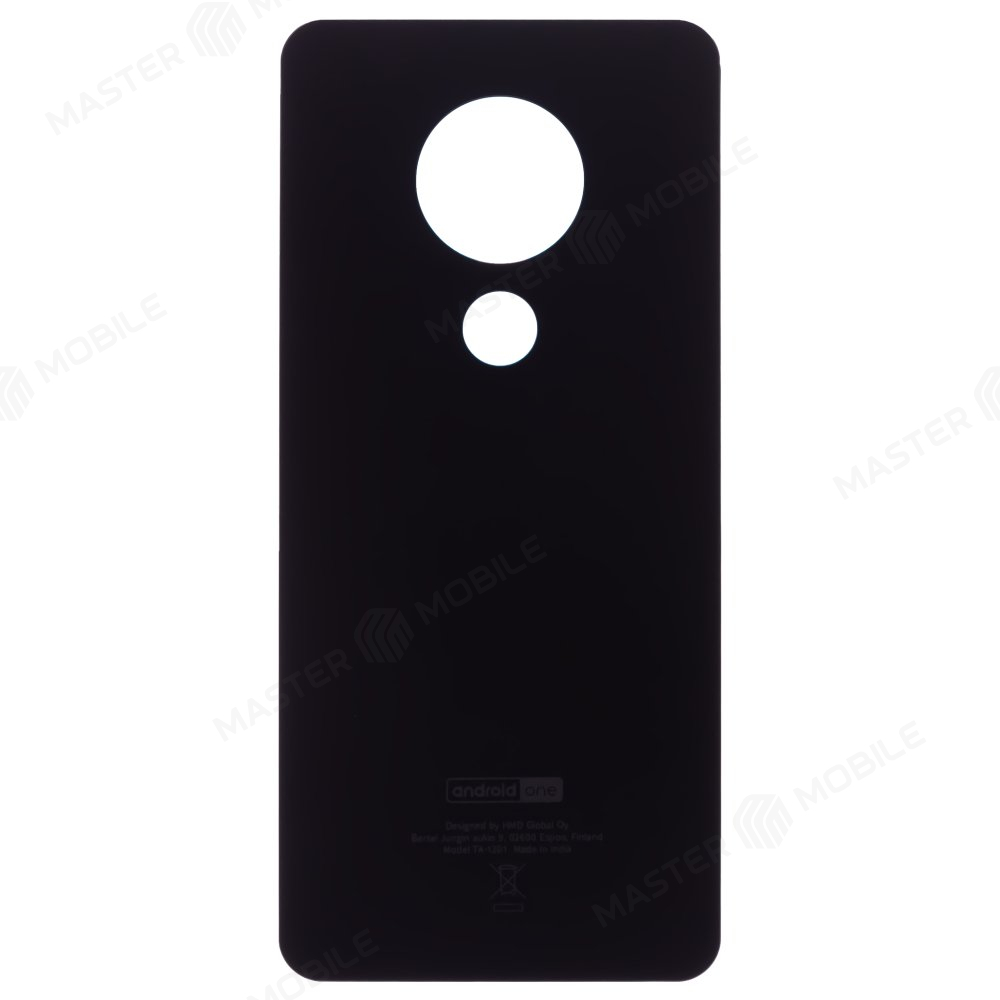 Задняя крышка для Nokia 7.2 (TA-1196) / 6.2 (TA-1198) (черный)