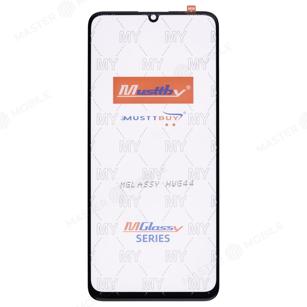 Стекло модуля для Huawei Nova Y70 (MGA-LX9N) / Nova Y70 Plus / Nova Y71 / Nova Y72 (MGA-LX3) + OCA (черный) (Musttby)