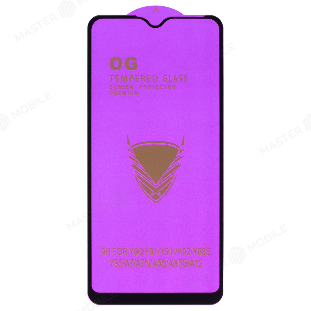 Защитное стекло OG Glass (3 в 1) для Vivo Y90 (1823) / Y91 (1814) / Y93 (1815) / Y95 (1807) / OPPO A5s (CPH1909) (черный)
