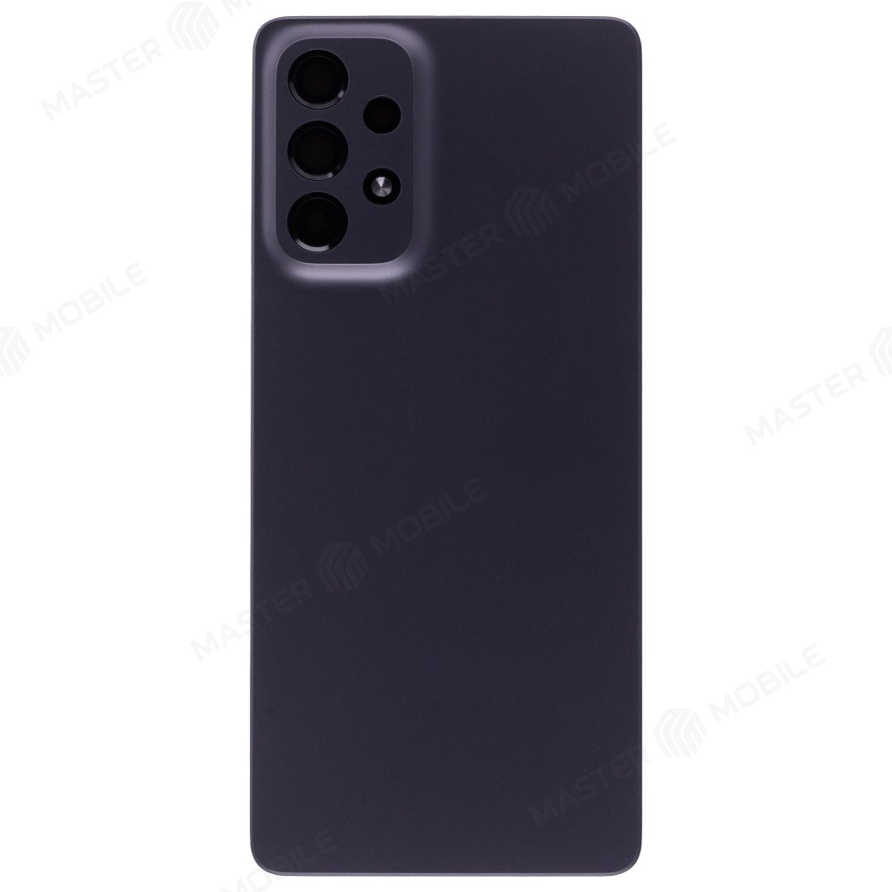 Задняя крышка для Samsung A736 Galaxy A73 5G (черный) (в сборе со стеклом камеры)