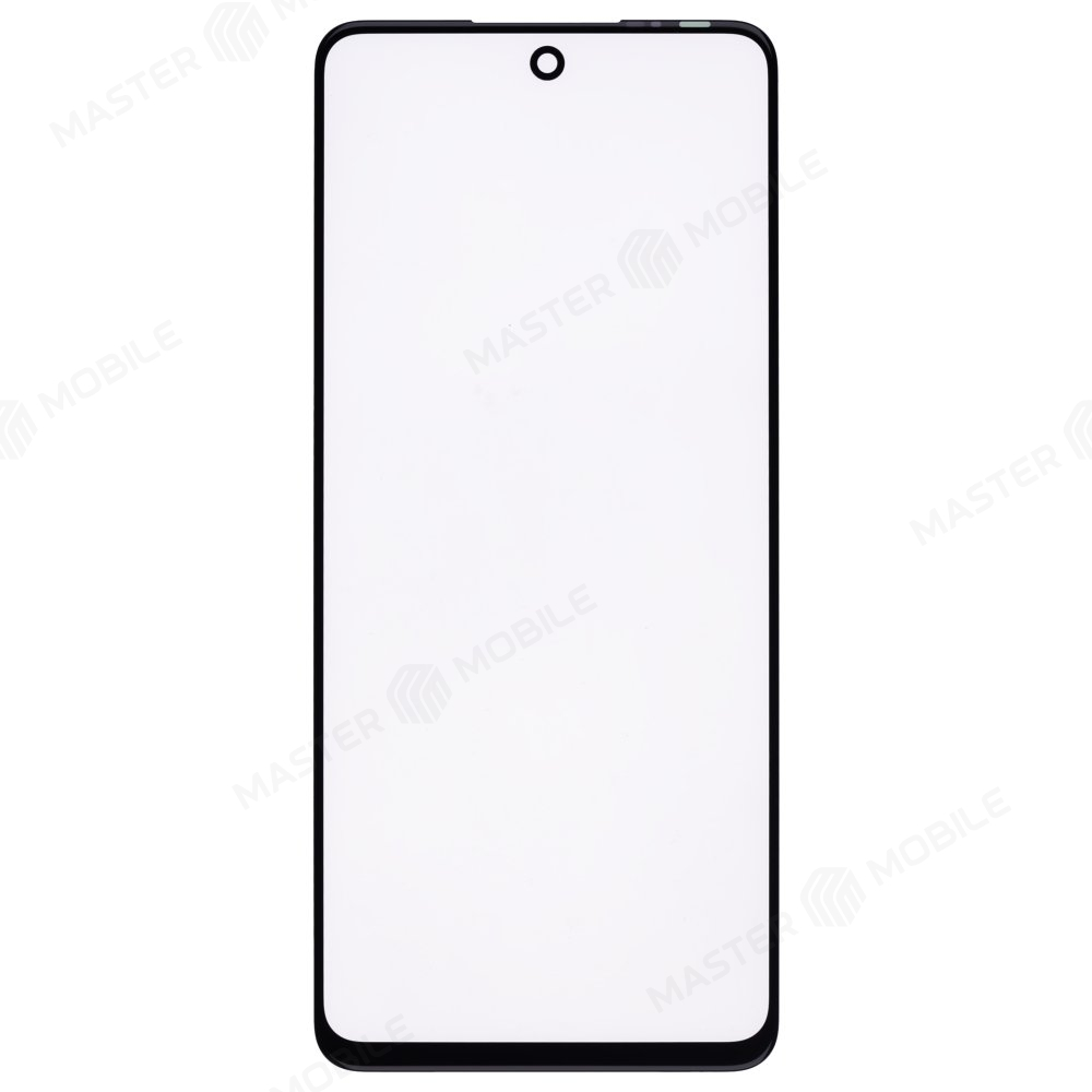 Стекло модуля для Infinix Note 10 (X693) / Note 10 Pro (X695C) / Note 10 Pro NFC + OCA (черный) (Premium)