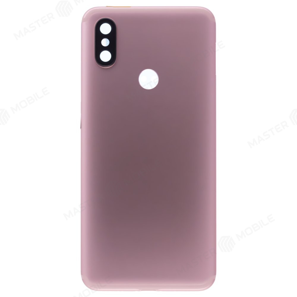 Задняя крышка для Xiaomi Mi A2 (M1804D2SG) / Mi 6x (розовый) (в сборе со стеклом камеры)