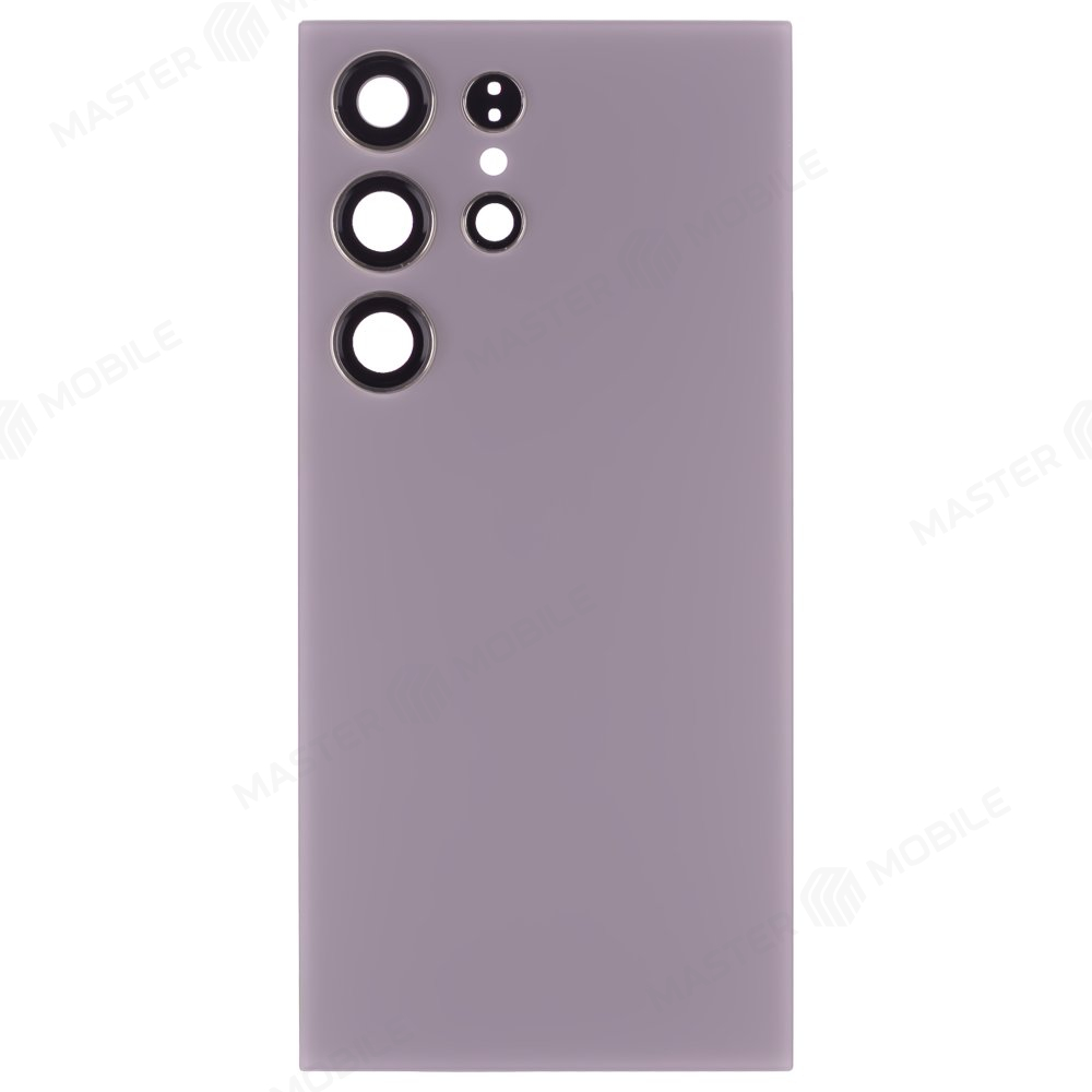 Задняя крышка для Samsung S928 Galaxy S24 Ultra (серый) (в сборе со стеклом камеры)