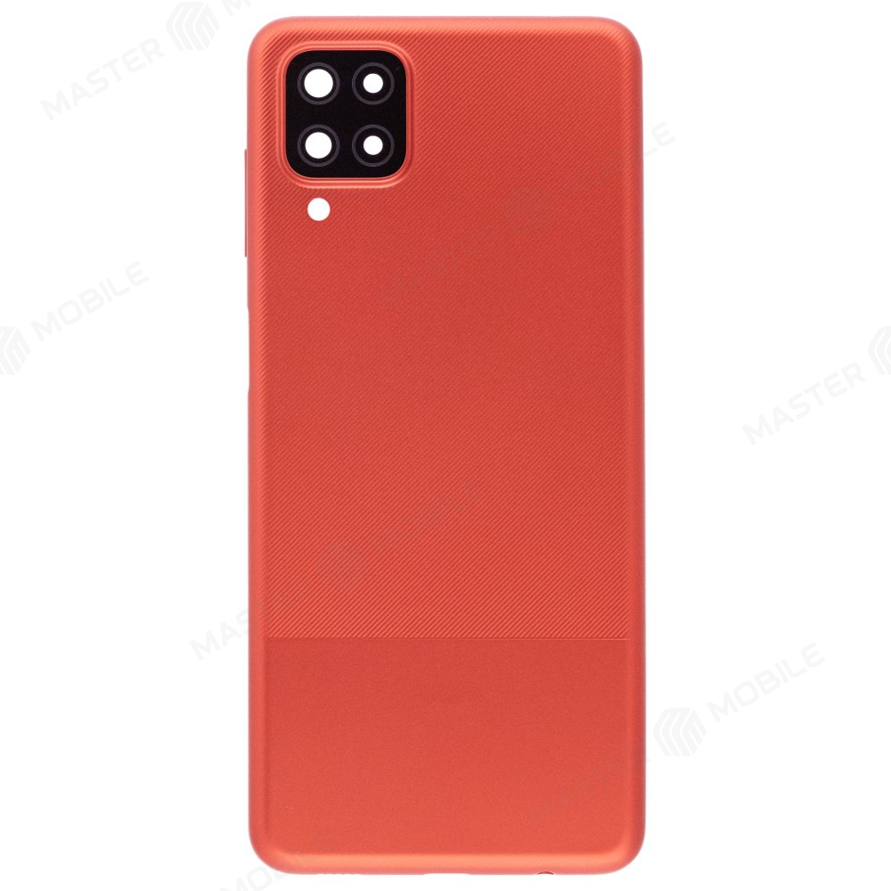 Задняя крышка для Samsung A125 Galaxy A12 / A127 Galaxy A12 Nacho (красный) (в сборе со стеклом камеры)