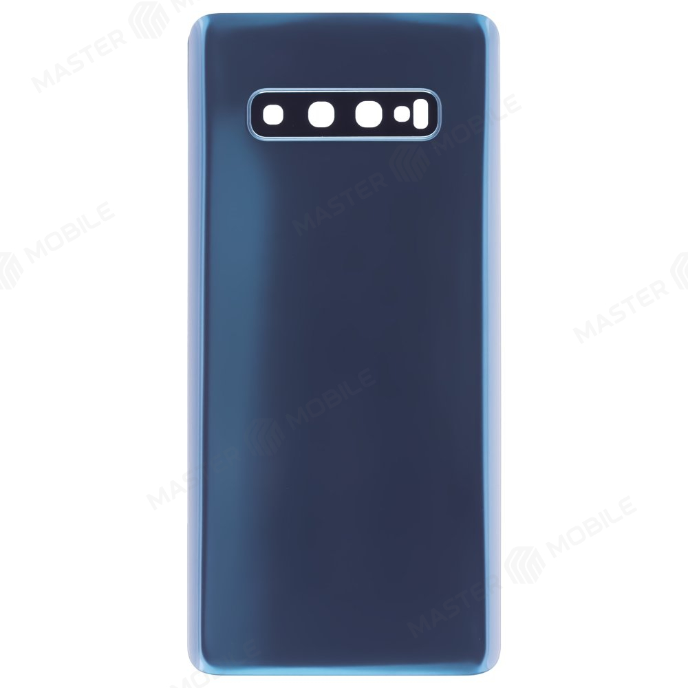 Задняя крышка для Samsung G975 Galaxy S10+ (зеленый) (в сборе со стеклом камеры)
