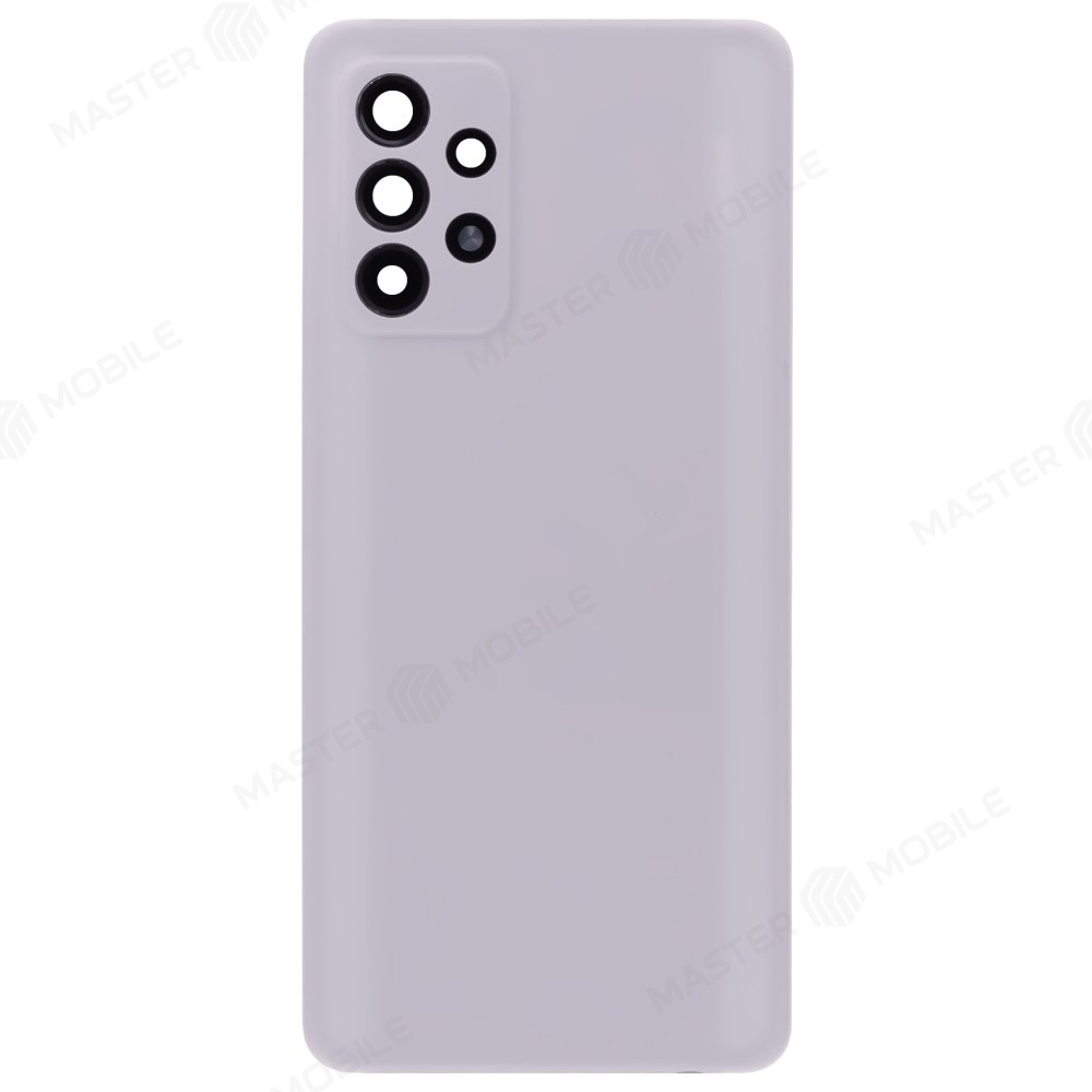 Задняя крышка для Samsung A525 Galaxy A52 / A526 Galaxy A52 5G / A528 Galaxy A52s (белый) (в сборе со стеклом камеры)