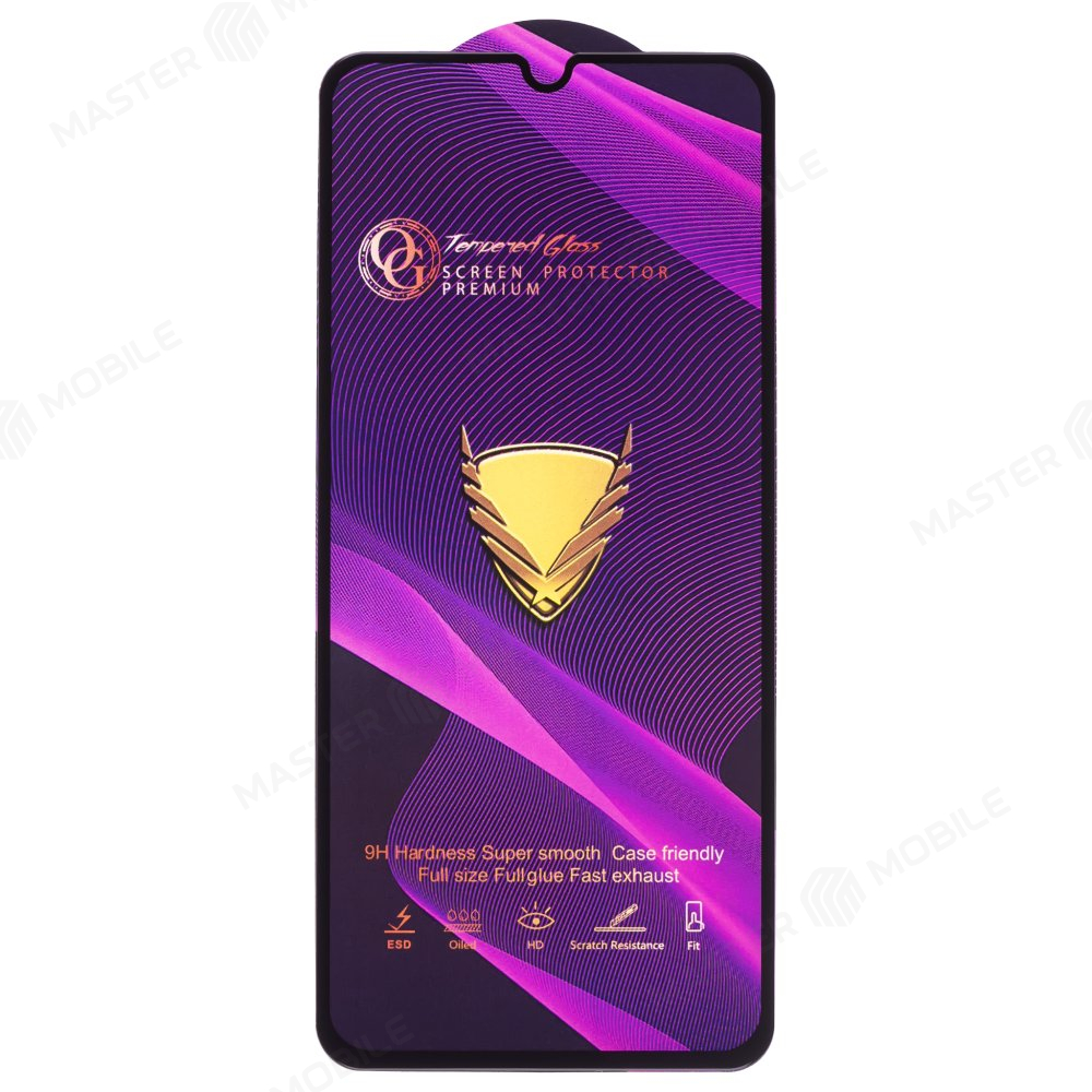 Защитное стекло OG Glass (3 в 1) для Infinix Note 11 (X663B) / Note 12 (X663D) / Note 12 Pro (X676B) / Note 12 VIP (X672) и др. (черный)