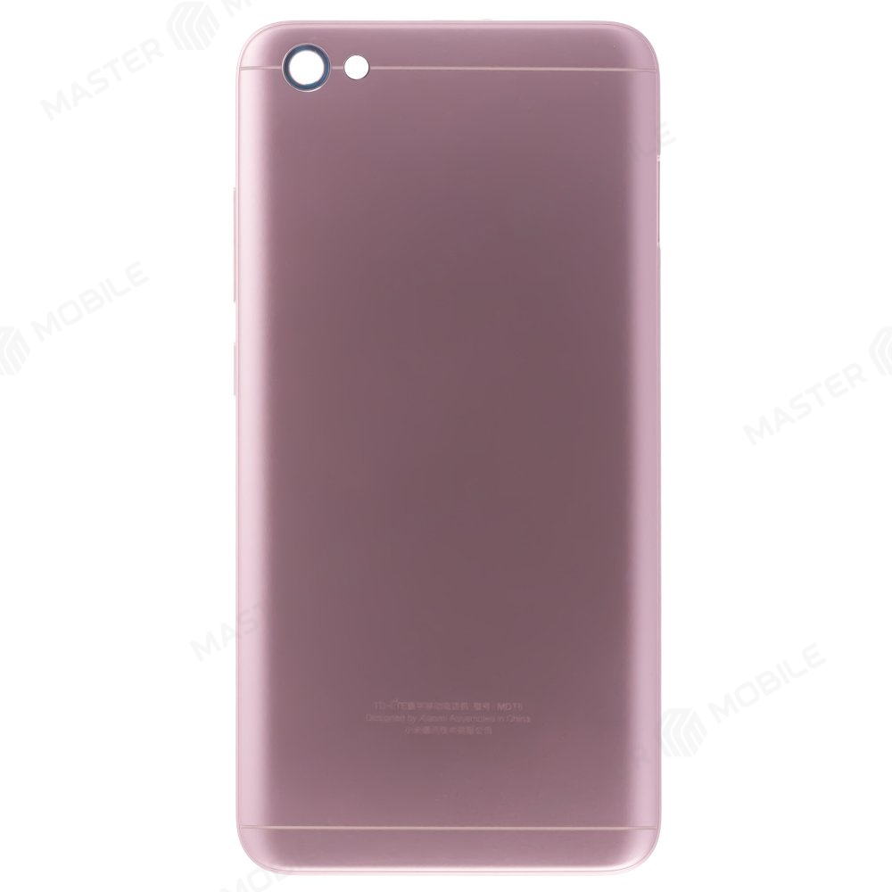 Задняя крышка для Xiaomi Redmi Note 5A (розовый) (в сборе со стеклом камеры)
