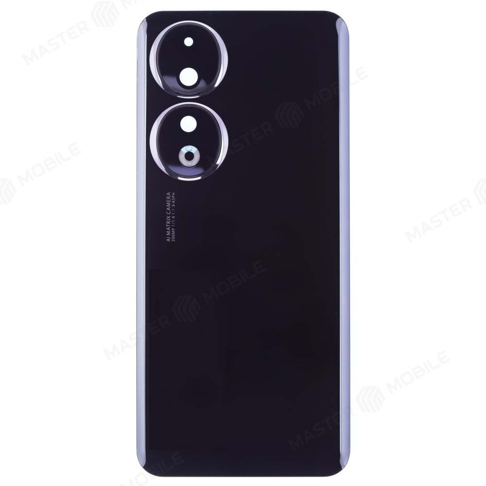 Задняя крышка для Huawei Honor 90 (REA-NX9) (черный) (в сборе со стеклом камеры)