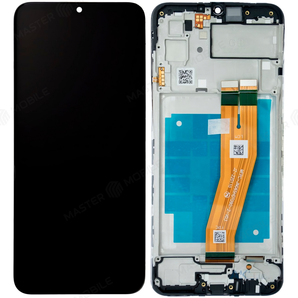 Дисплей для Samsung A035 Galaxy A03 (в сборе с тачскрином) (черный) (в рамке) (ORIG100)