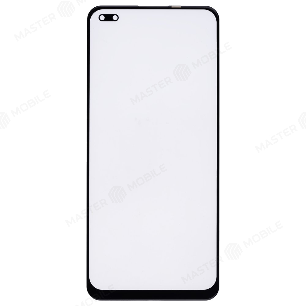 Стекло модуля для OPPO Reno 4 Lite (CPH2125) + OCA (черный)