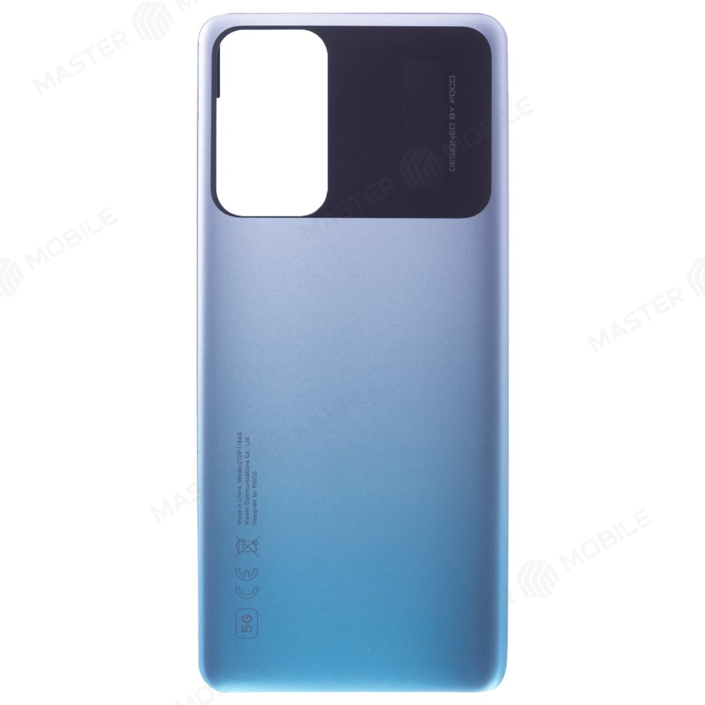 Задняя крышка для Xiaomi Poco M4 Pro 5G (21091116AG) (голубой)