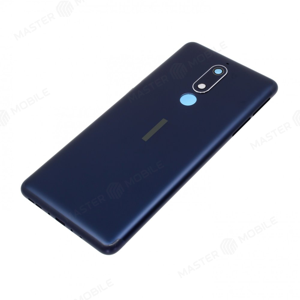 Задняя крышка для Nokia 5.1 (TA-1075) (синий)