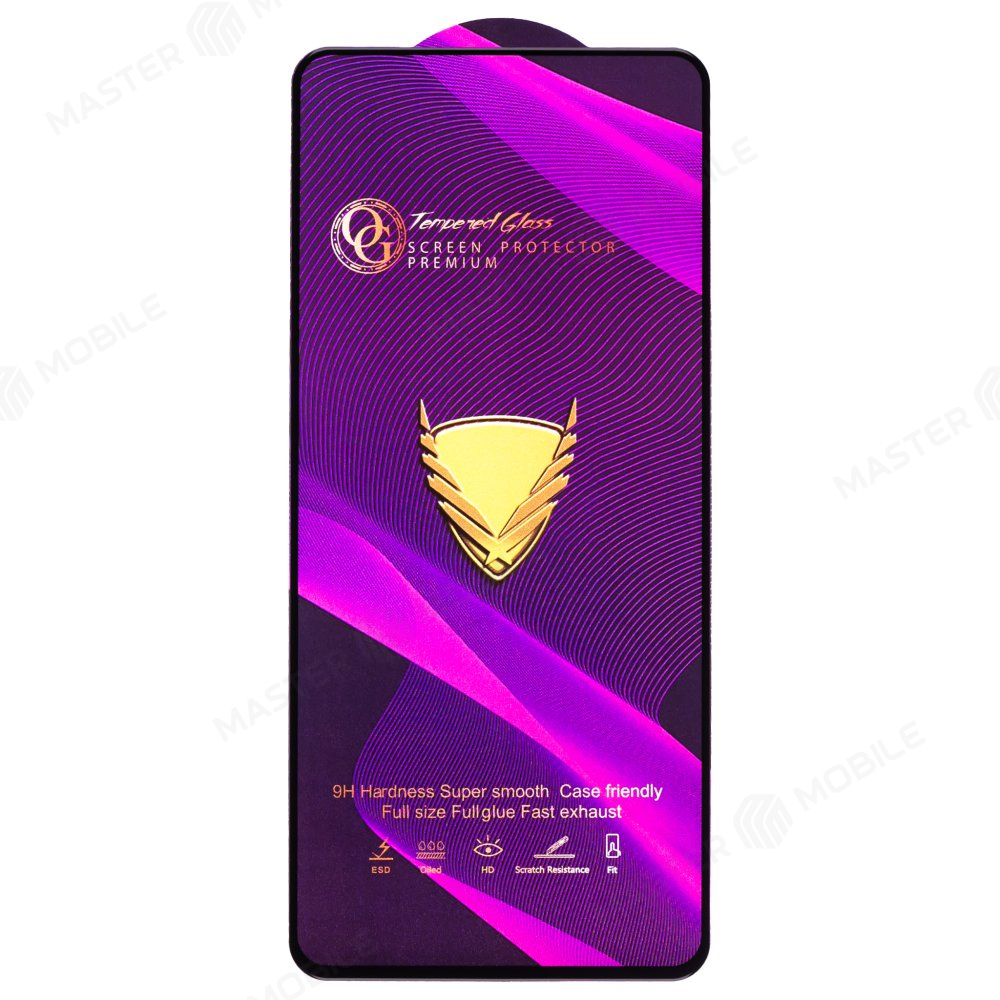 Защитное стекло OG Glass (3 в 1) для Infinix GT 10 Pro (X6739) (черный)
