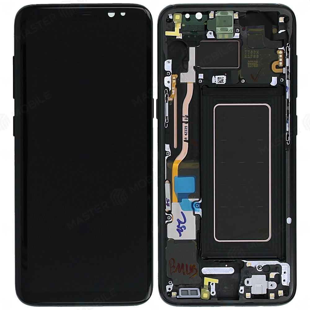 Дисплей для Samsung G950 Galaxy S8 (в сборе с тачскрином) (черный) (в рамке) (ORIG100)