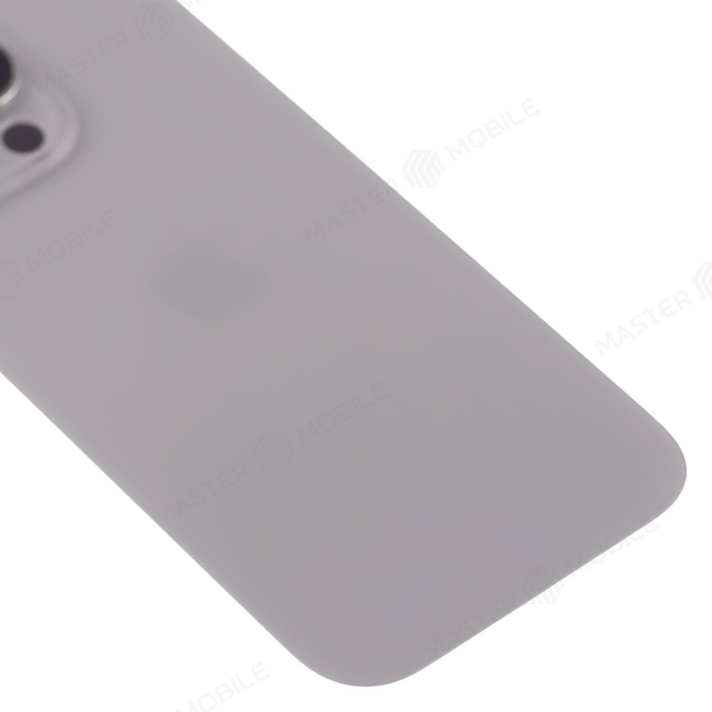 Задняя крышка для Apple iPhone 16 Pro (титановый) (в сборе) (с разбора) (ORIG100) (возможен дефект ЛКП)