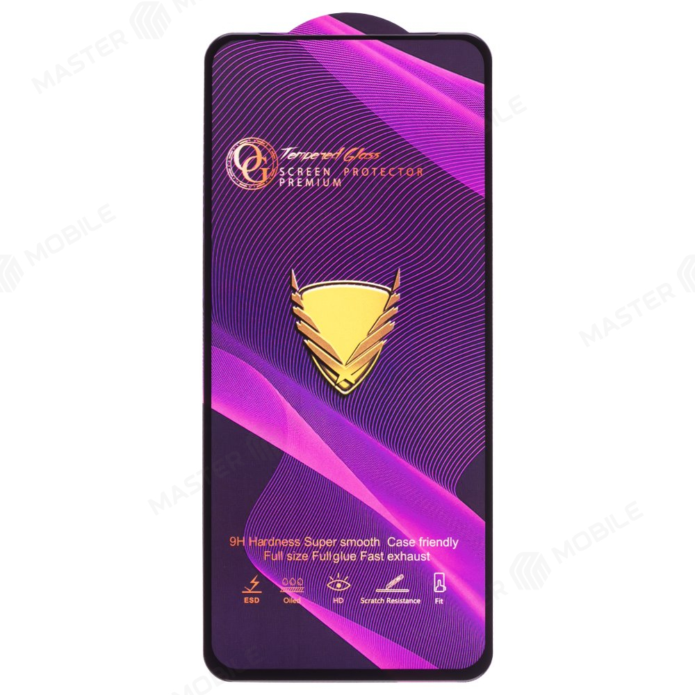 Защитное стекло OG Glass (3 в 1) для Infinix Hot 40i (X6528B) (черный)