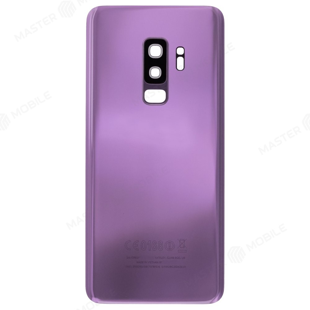 Задняя крышка для Samsung G965 Galaxy S9+ (фиолетовый) (в сборе со стеклом камеры)