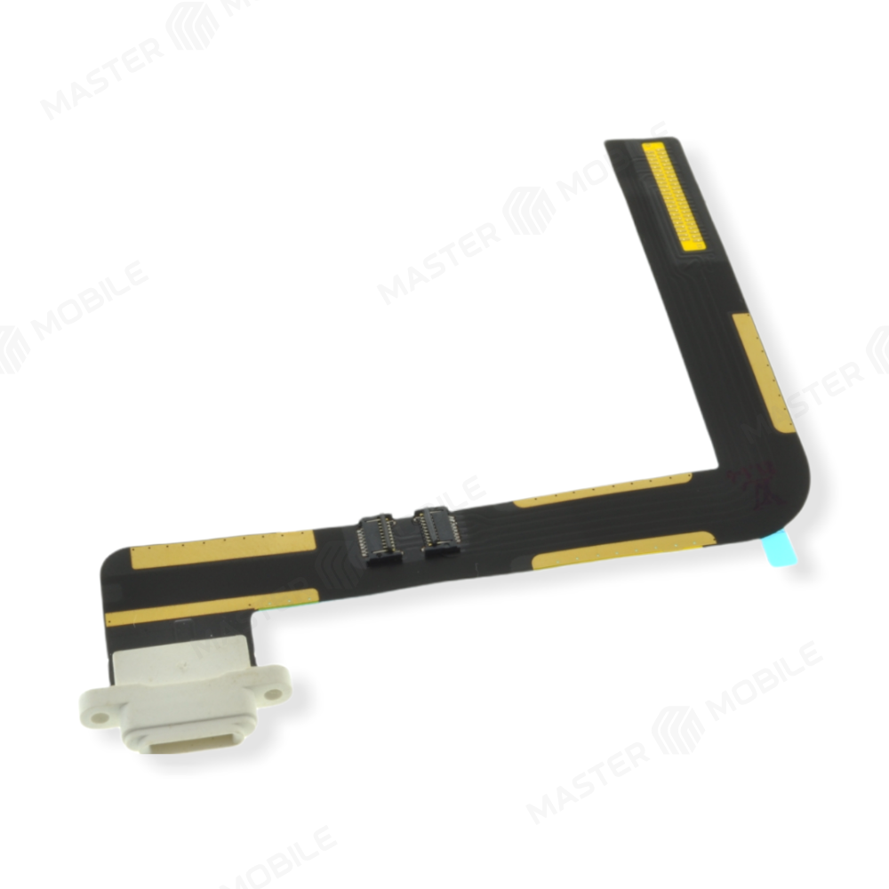 Шлейф для Apple iPad Air (A1474/A1475/A1476) / iPad 5 9.7 (2017) (A1822/A1823) и др. с комп. + разъем зарядки (белый) (ORIG100)
