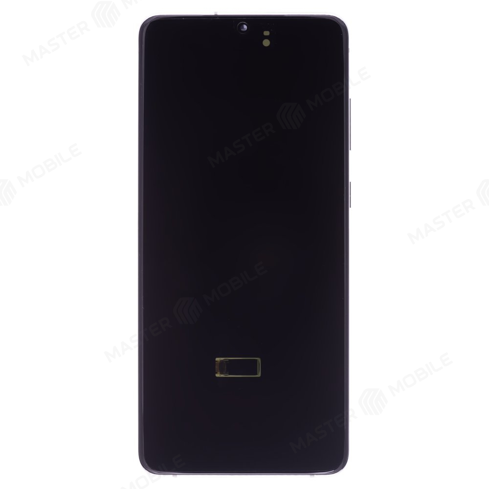 Дисплей для Samsung G985 Galaxy S20+ / G986 Galaxy S20+ 5G (в сборе с тачскрином) (серебристый) (в рамке) (ORIG100)