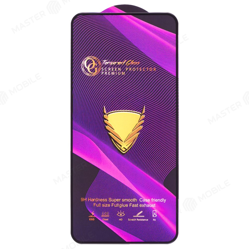 Защитное стекло OG Glass (3 в 1) для Samsung S911 Galaxy S23 (черный)