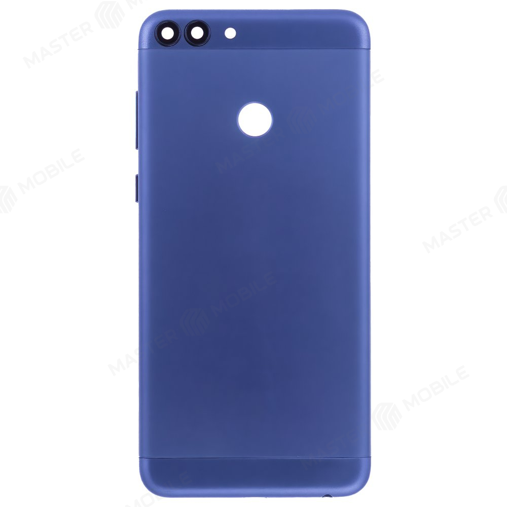 Задняя крышка для Huawei P Smart (FIG-LX1) (синий) (в сборе со стеклом камеры)