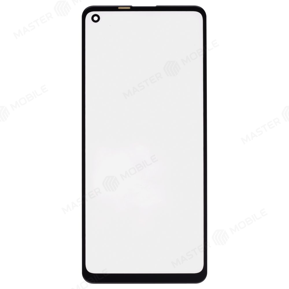 Стекло модуля для Samsung A217 Galaxy A21s + OCA (черный)