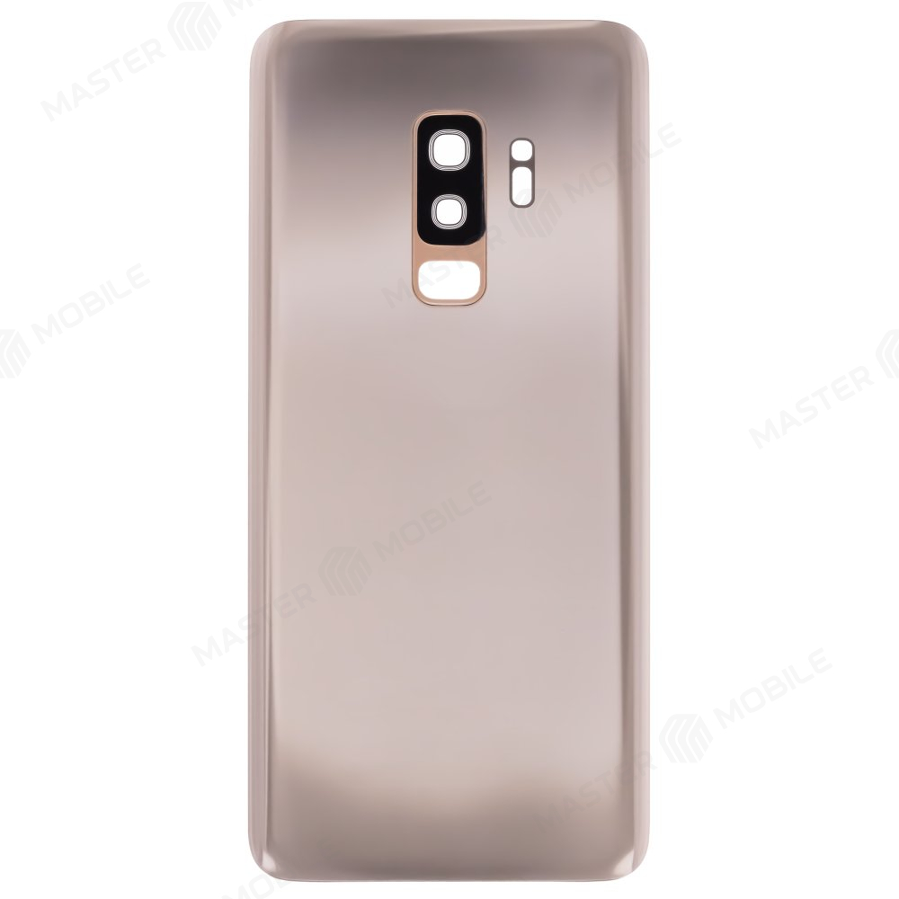Задняя крышка для Samsung G965 Galaxy S9+ (золотистый) (в сборе со стеклом камеры)