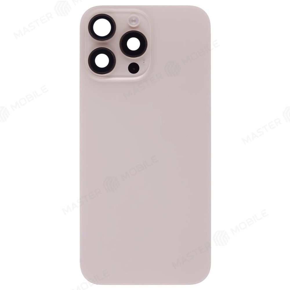 Задняя крышка для Apple iPhone 16 Pro Max (золотистый) (в сборе) (с разбора) (ORIG100) (возможен дефект ЛКП)