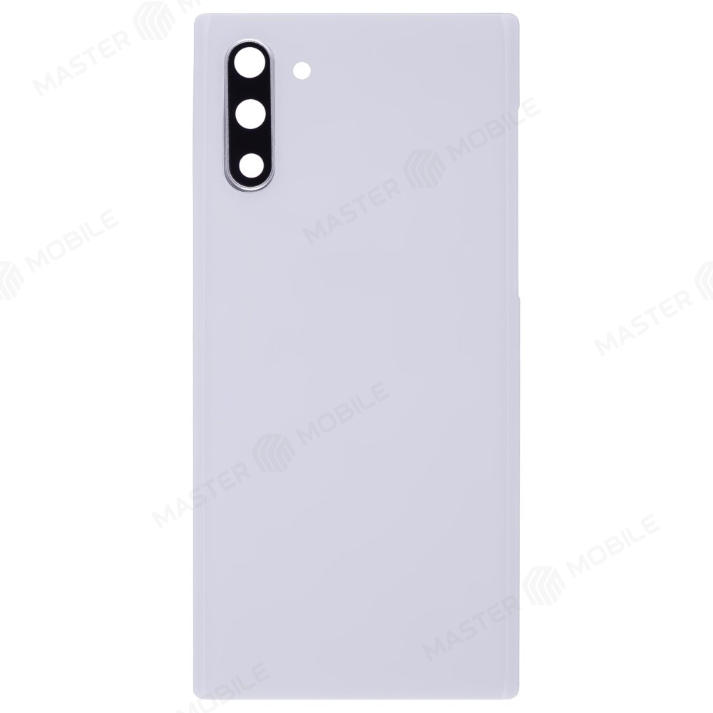 Задняя крышка для Samsung N970 Galaxy Note 10 (белый) (в сборе со стеклом камеры)