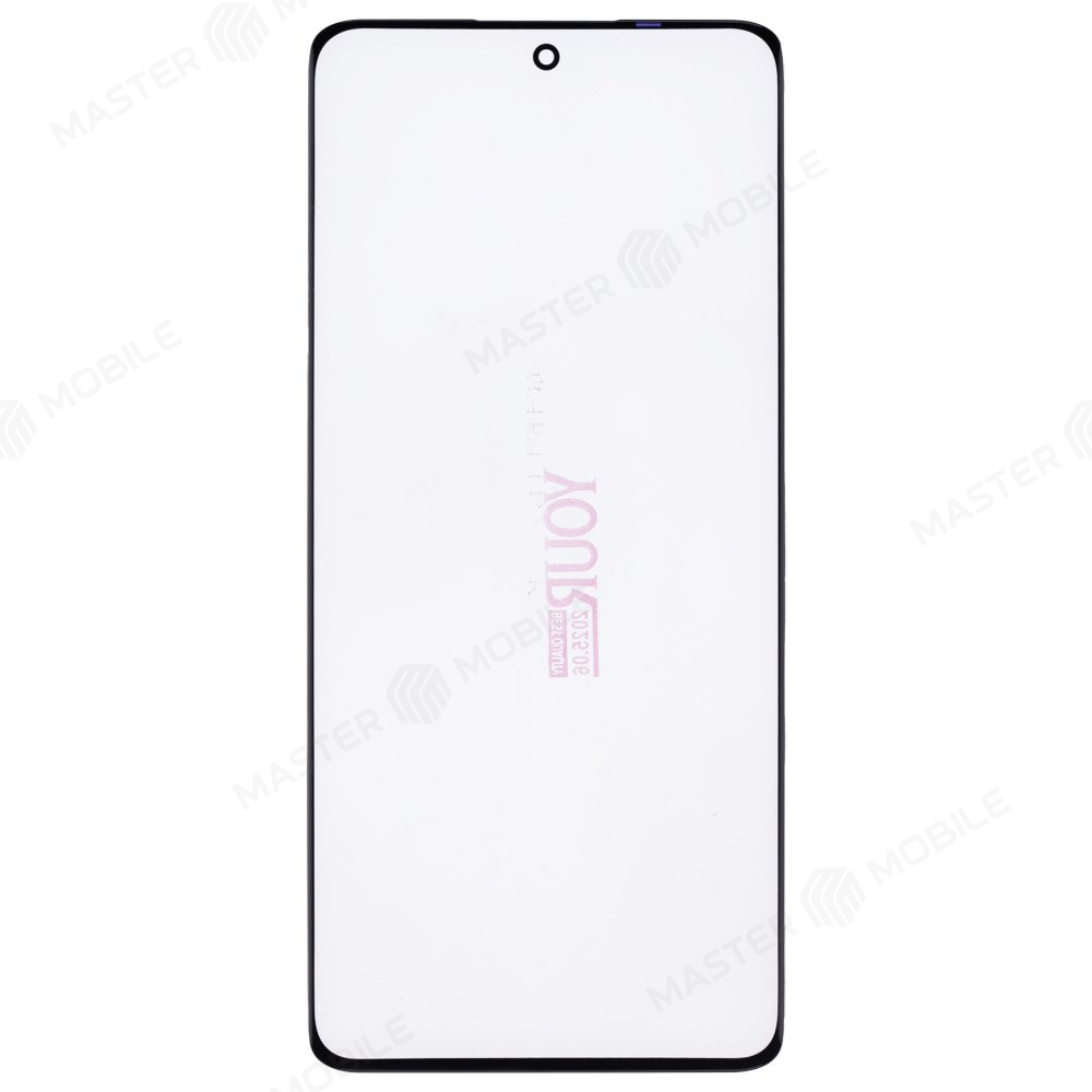 Стекло модуля для Realme 10 Pro+ 5G (RMX3686/RMX3687) / 11 Pro 5G (RMX3771) / 11 Pro+ 5G (RMX3741) + OCA (черный) (Mustby) (Premium)