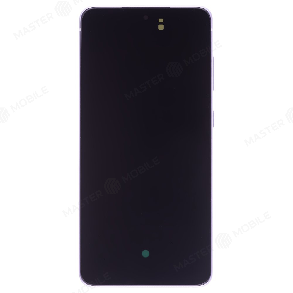 Дисплей для Samsung G990 Galaxy S21 FE (в сборе с тачскрином) (фиолетовый) (в рамке) (ORIG100)