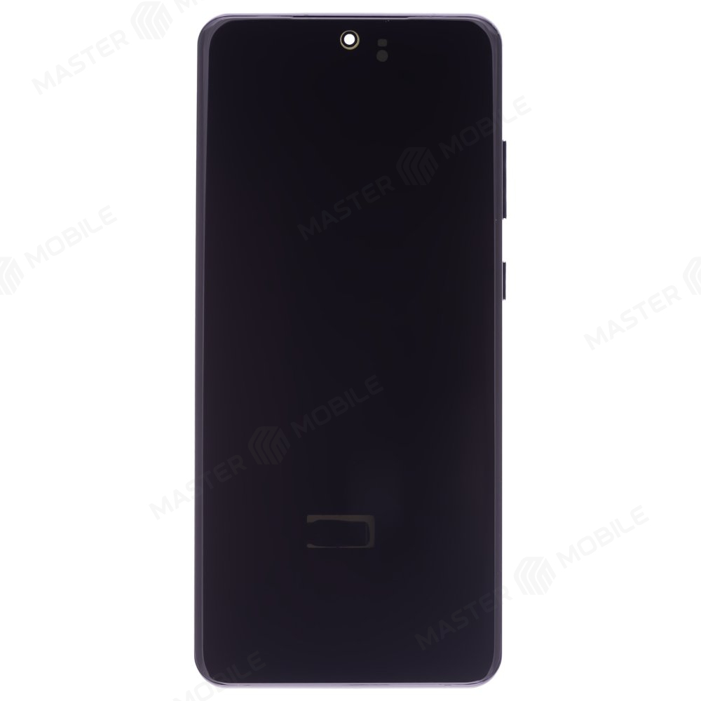 Дисплей для Samsung G988 Galaxy S20 Ultra (в сборе с тачскрином) (черный) (в рамке) (OLED)