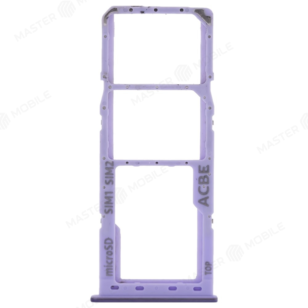 Держатель сим-карты для Samsung A325 Galaxy A32 4G (фиолетовый)