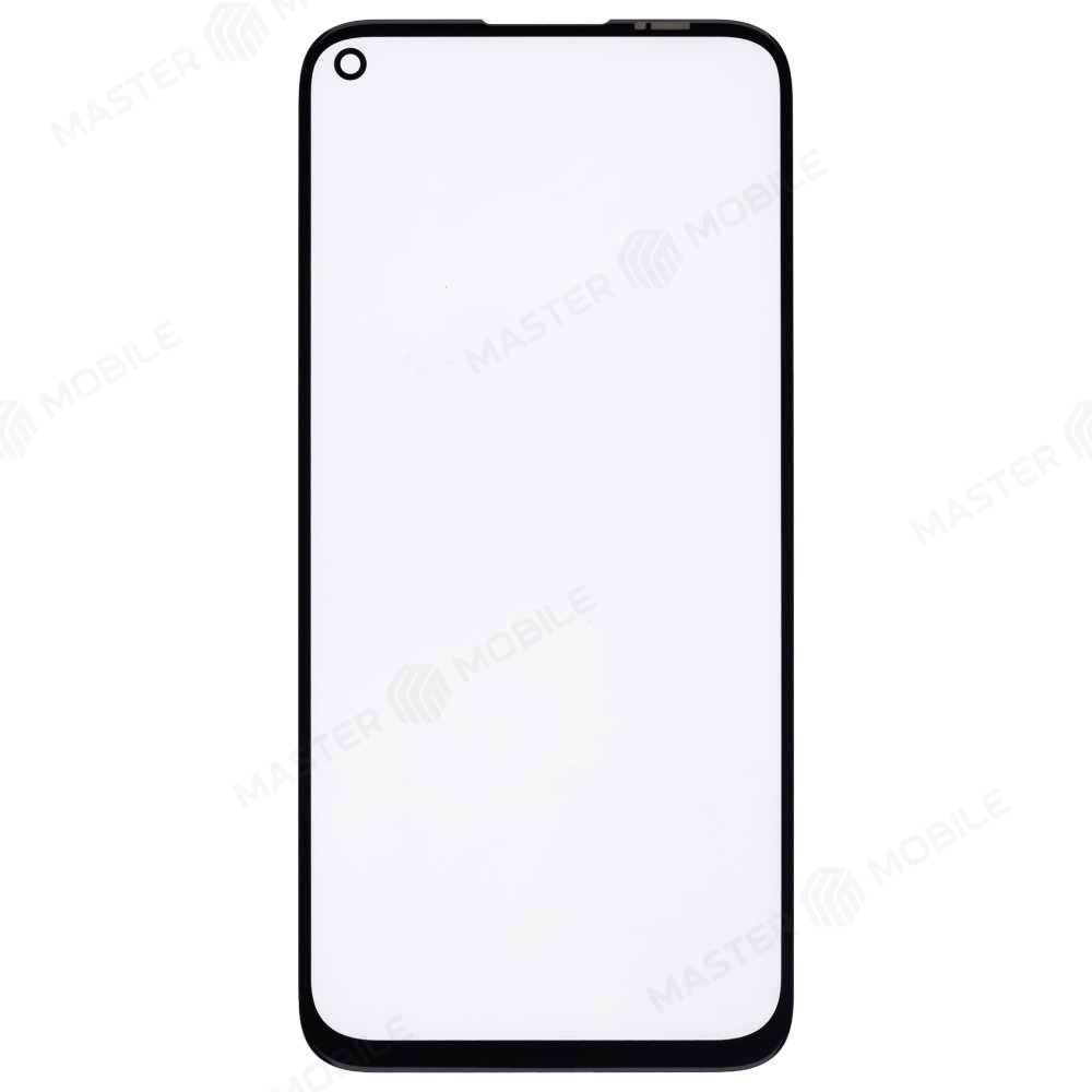 Стекло модуля для Huawei P40 Lite (JNY-LX1) / Nova 6 SE (JNY-TL10) + OCA (черный) (Premium)