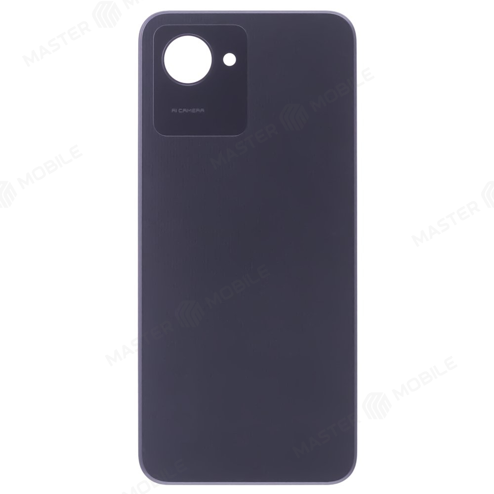 Задняя крышка для Realme C30S (RMX3690) (черный)