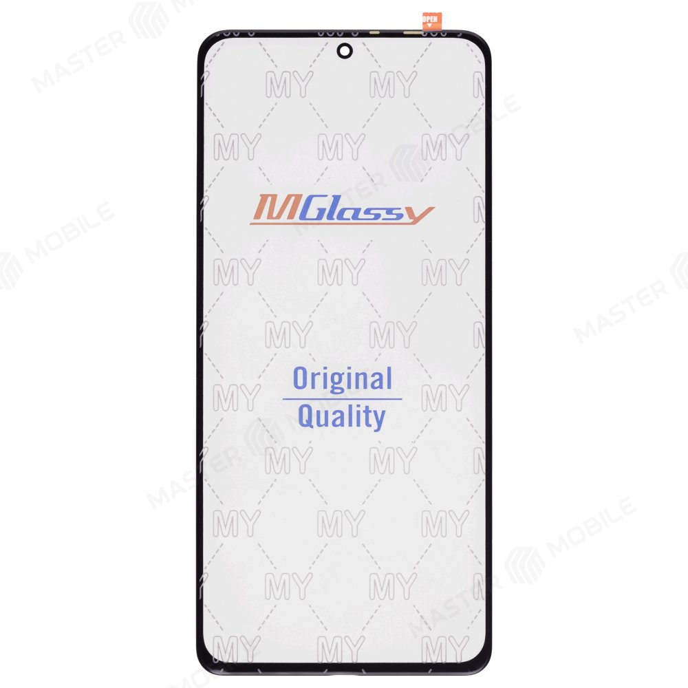 Стекло модуля для Xiaomi Poco F4 (22021211RG) + OCA (черный) (Musttby)