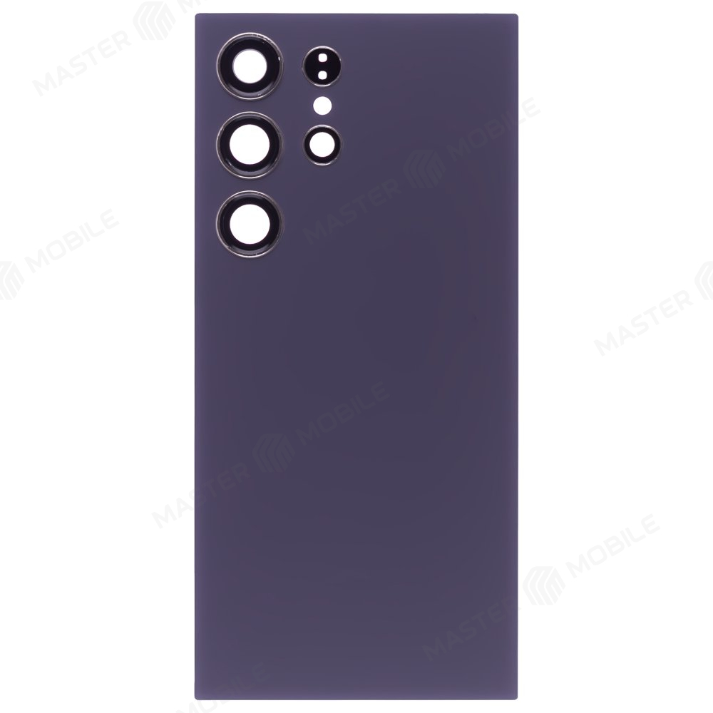 Задняя крышка для Samsung S928 Galaxy S24 Ultra (фиолетовый) (в сборе со стеклом камеры)