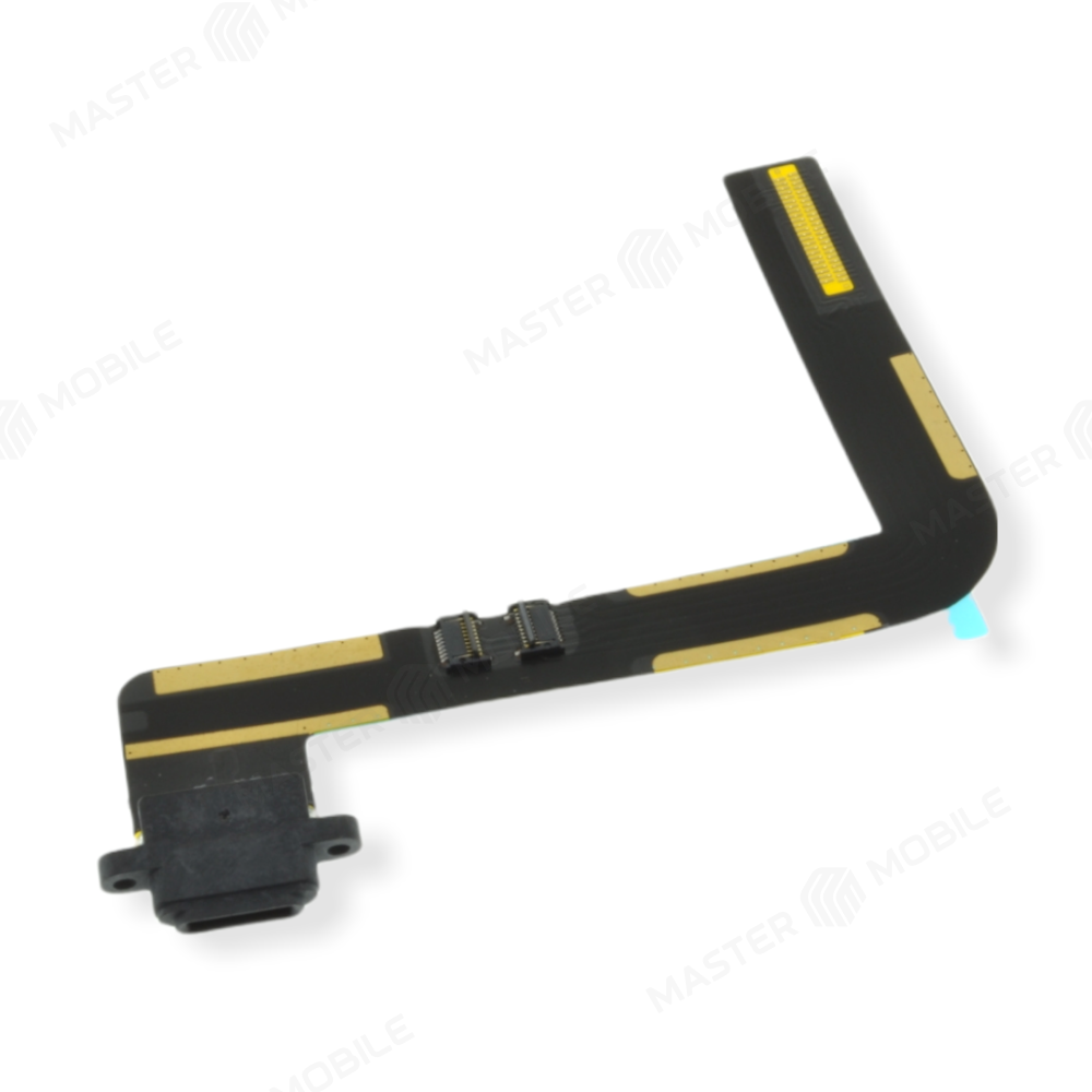 Шлейф для Apple iPad Air (A1474/A1475/A1476) / iPad 5 9.7 (2017) (A1822/A1823) и др. с комп. + разъем зарядки (черный) (ORIG100)
