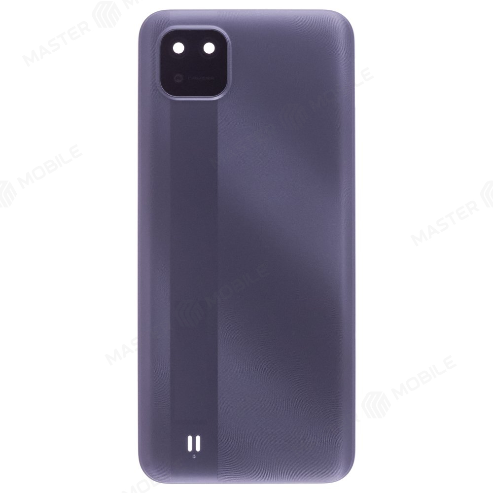 Задняя крышка для Realme C11 2021 (RMX3231) (серый) (в сборе со стеклом камеры)