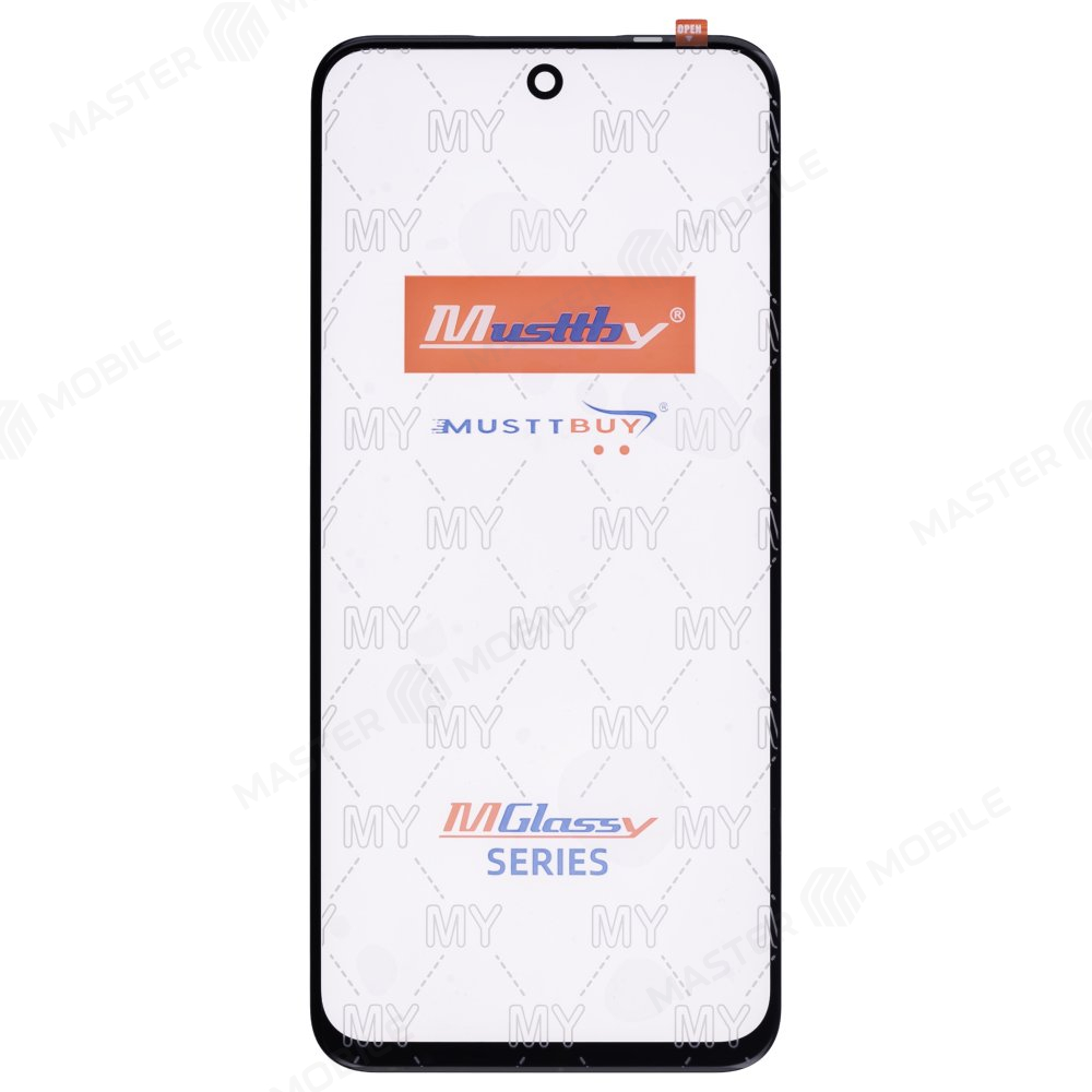 Стекло модуля для Infinix Hot 50 4G (X6882) + OCA (черный) (Musttby)