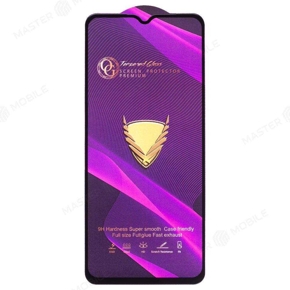 Защитное стекло OG Glass (3 в 1) для Infinix Hot 12 Pro (X668C) / Hot 12i (X665B) (черный)