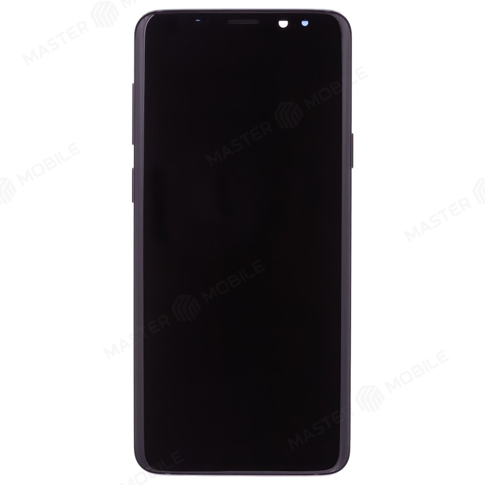 Дисплей для Samsung G965 Galaxy S9+ (в сборе с тачскрином) (черный) (в рамке) (ORIG100)
