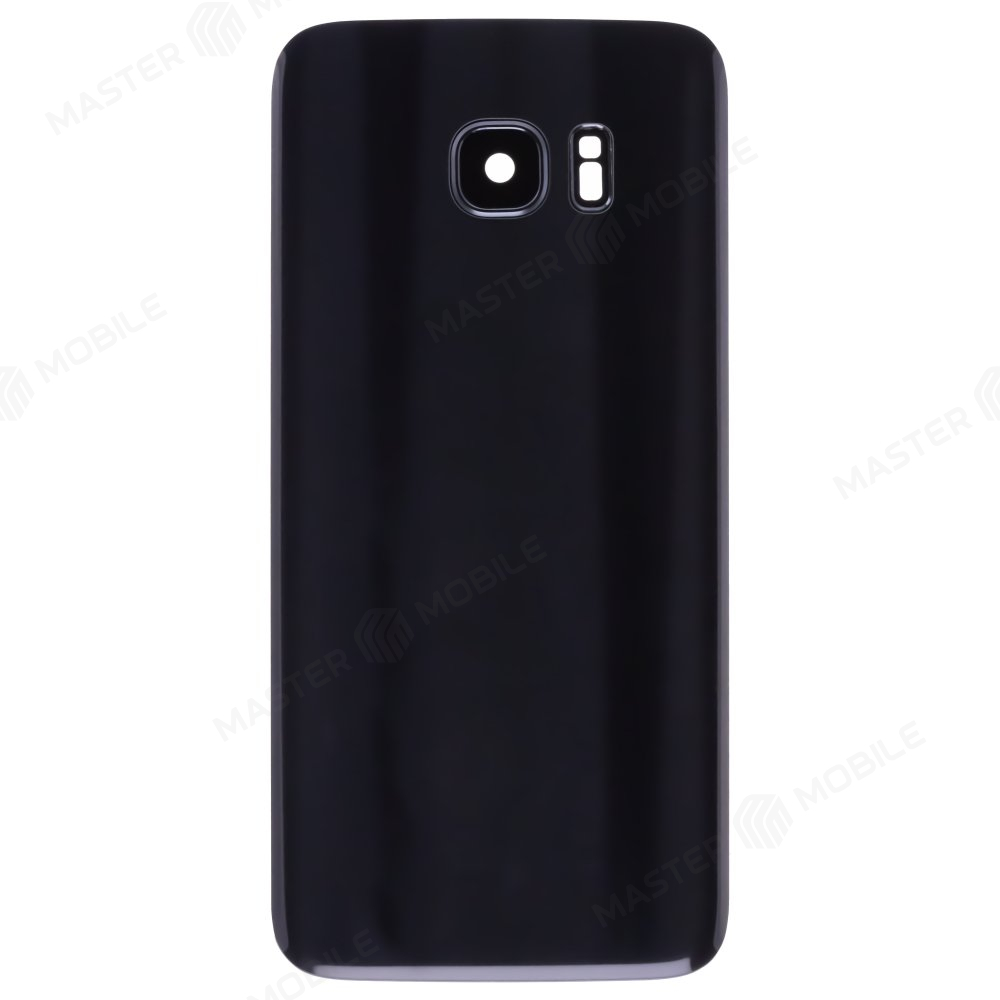 Задняя крышка для Samsung G935 Galaxy S7 Edge (черный) (в сборе со стеклом камеры)
